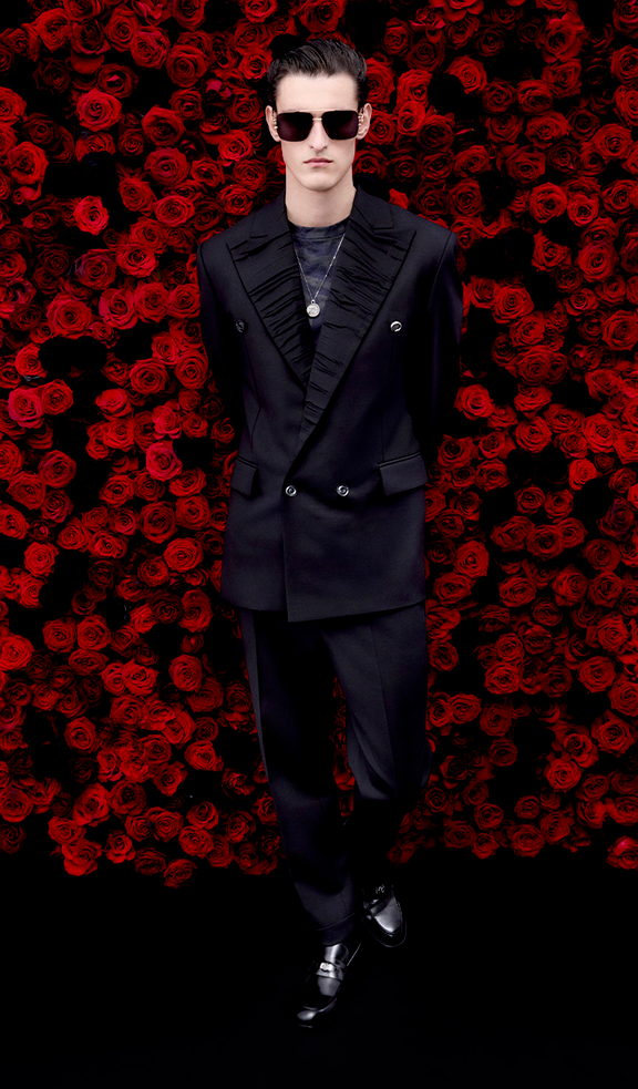 image - txt - image- spring rose man